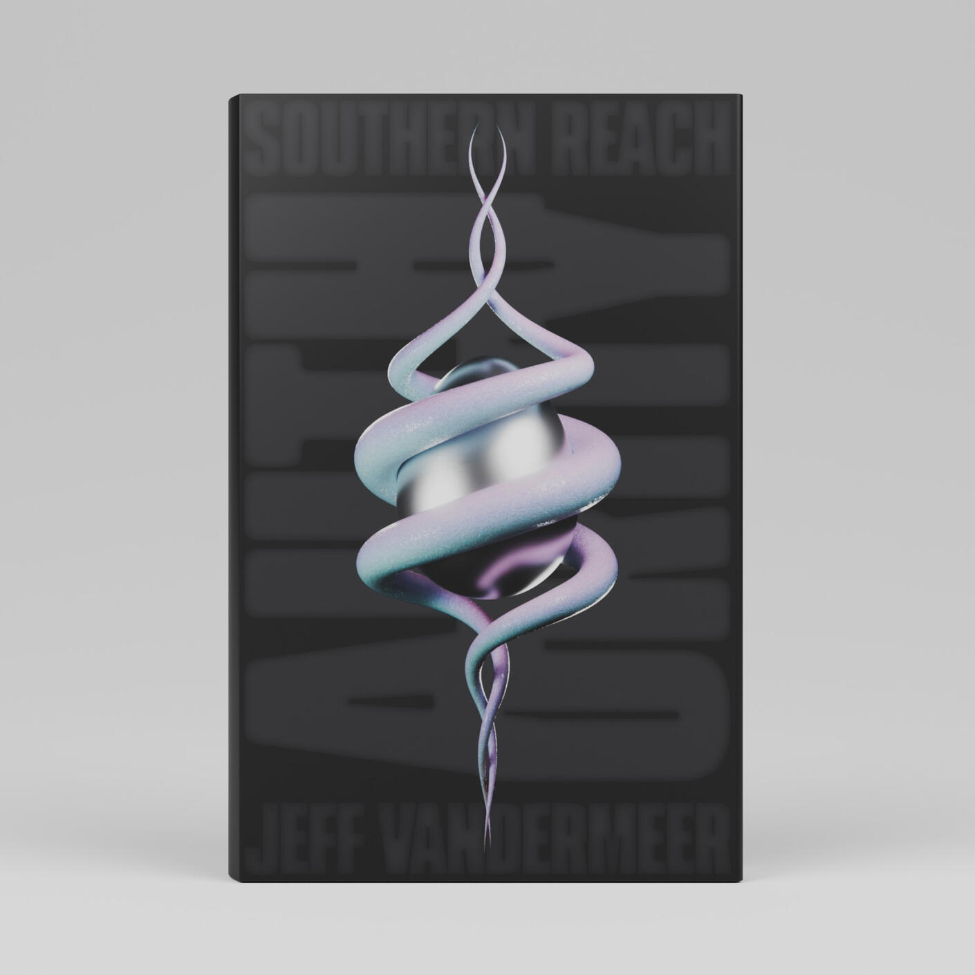 "Area X Trilogy," 2026. Digital 3D render and vector graphics.