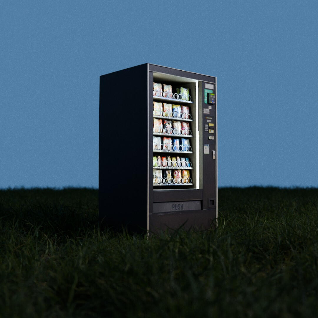 "Ease of Access," 2024. Digital 3D render.